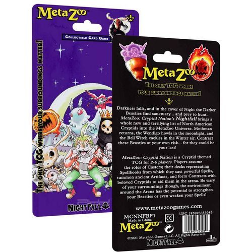 MetaZoo TCG Nightfall Blister Pack - PokéBox Australia