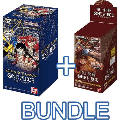 One Piece Card Game - OP-01 & OP-02 Booster Box Bundle - PokéBox Australia