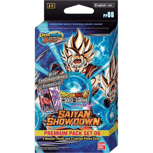 Dragon Ball Super Card Game Unison Warrior Series 15 UW6 Saiyan Showdown Premium Pack - PokéBox Australia