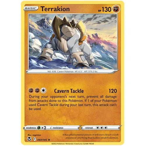 Tarrakion 097/195 - Sword & Shield 12: Silver Tempest - PokéBox Australia
