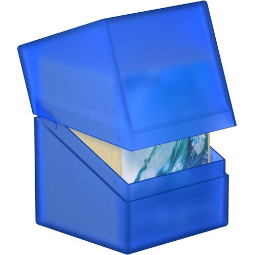 Ultimate Guard Boulder Deck Case 100+ Standard Size Sapphire Deck Box - PokéBox Australia