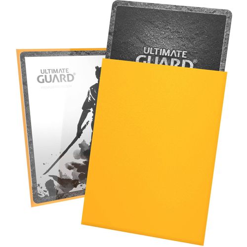 Ultimate Guard Katana Standard Size Sleeves Yellow (100) - PokéBox Australia