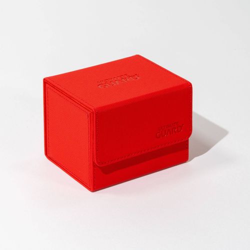 Ultimate Guard Sidewinder 100+ Xenoskin Monocolor Red Deck Box - PokéBox Australia