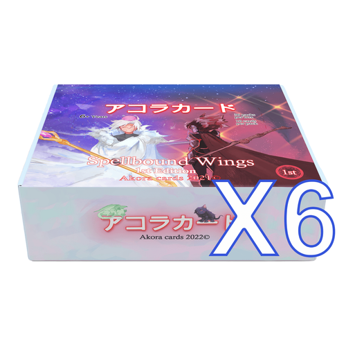 Akora TCG - Spellbound Wings 1st Edition 6x Booster Box (Sealed Case) - PokéBox Australia