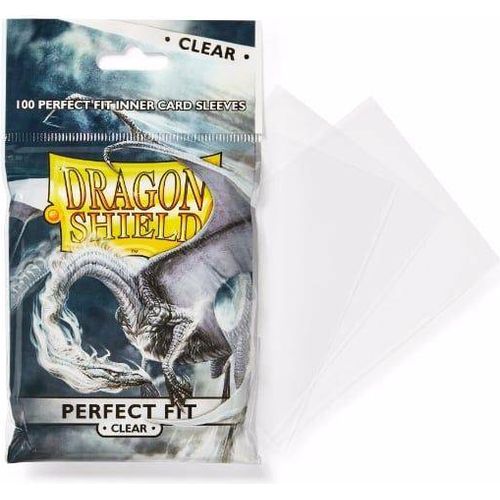 Dragon Shield - Perfect Fit 100/pack Clear - PokéBox Australia