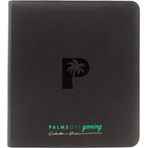 Palms Off Gaming - 12 Pocket Collectors Series Trading Card Binder (Black) - PokéBox Australia