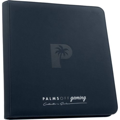 Palms Off Gaming - 12 Pocket Collectors Series Trading Card Binder (Navy Blue) - PokéBox Australia