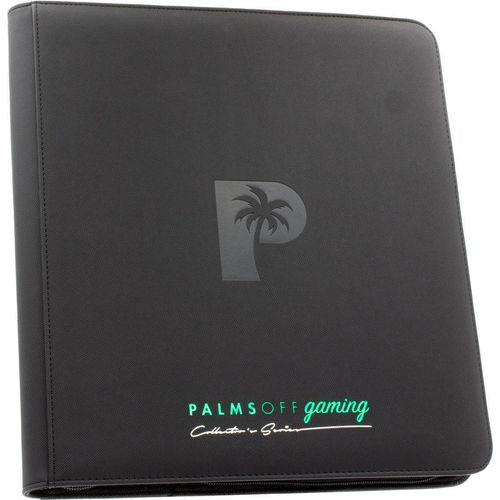 Palms Off Gaming - 12 Pocket Collectors Series Trading Card Binder (Black) - PokéBox Australia