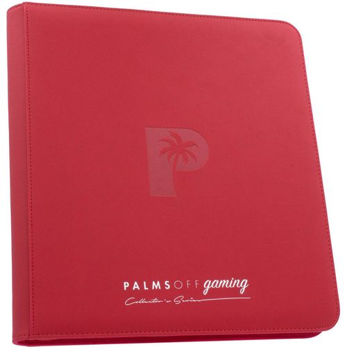 Palms Off Gaming - 12 Pocket Collectors Series Trading Card Binder (Red) - PokéBox Australia