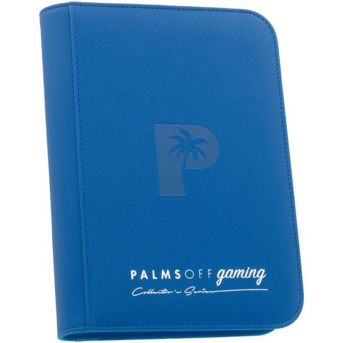 Palms Off Gaming - 4 Pocket Collectors Series Trading Card Binder (Blue) - PokéBox Australia