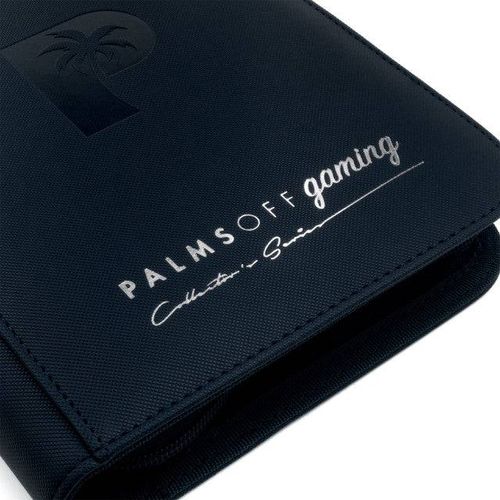 Palms Off Gaming - 4 Pocket Collectors Series Trading Card Binder (Navy Blue) - PokéBox Australia