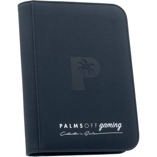 Palms Off Gaming - 4 Pocket Collectors Series Trading Card Binder (Navy Blue) - PokéBox Australia