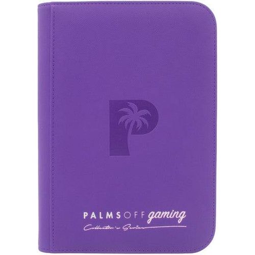 Palms Off Gaming - 4 Pocket Collectors Series Trading Card Binder (Purple) - PokéBox Australia