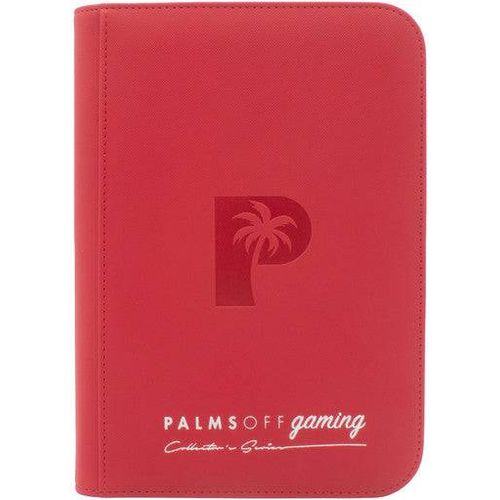 Palms Off Gaming - 4 Pocket Collectors Series Trading Card Binder (Red) - PokéBox Australia