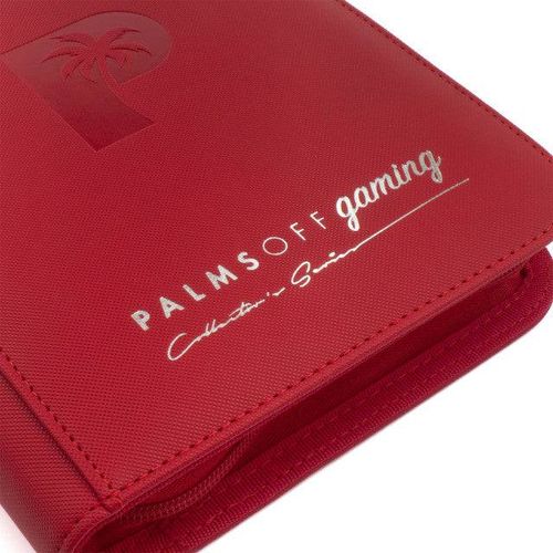 Palms Off Gaming - 4 Pocket Collectors Series Trading Card Binder (Red) - PokéBox Australia