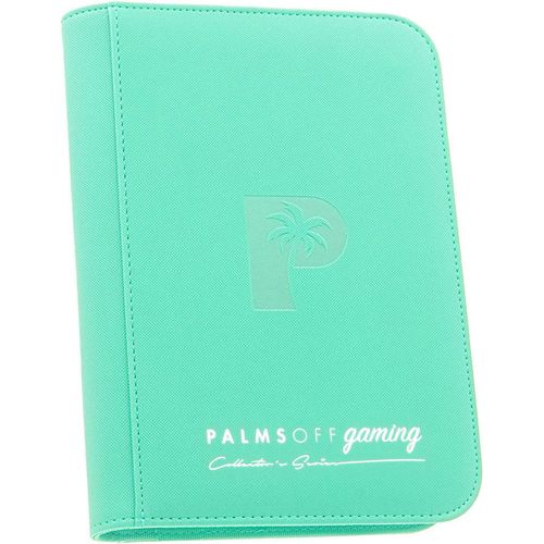 Palms Off Gaming - 4 Pocket Collectors Series Trading Card Binder (Turquoise) - PokéBox Australia