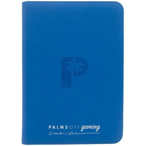 Palms Off Gaming - 9 Pocket Collectors Series Trading Card Binder (Blue) - PokéBox Australia