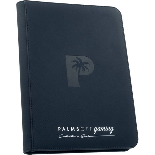 Palms Off Gaming - 9 Pocket Collectors Series Trading Card Binder (Navy Blue) - PokéBox Australia
