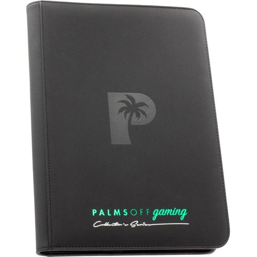 Palms Off Gaming - 9 Pocket Collectors Series Trading Card Binder (BLACK) - PokéBox Australia