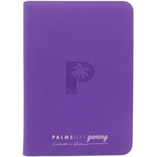 Palms Off Gaming - 9 Pocket Collectors Series Trading Card Binder (Purple) - PokéBox Australia