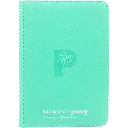 Palms Off Gaming - 9 Pocket Collectors Series Trading Card Binder (Turquoise) - PokéBox Australia