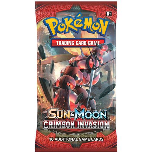 Pokemon TCG Sun & Moon Crimson Invasion Booster Pack - PokéBox Australia