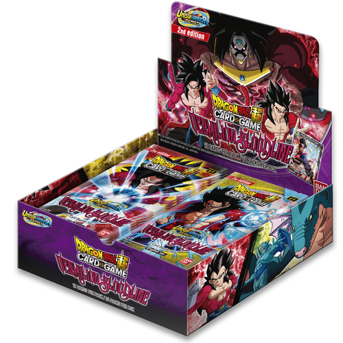 Dragon Ball Super Card Game UW2 Vermillion Bloodline Second Edition Booster Box - PokéBox Australia