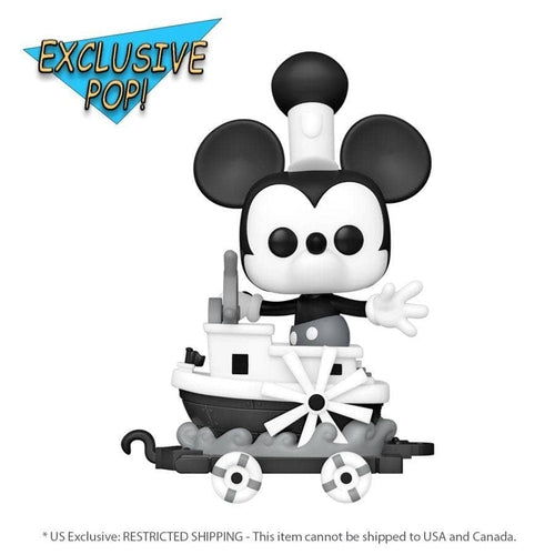 Disney 100th - Mickey in Steamboat Car US Exclusive Pop! Train [RS] - PokéBox Australia