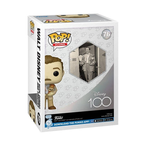 Disney 100th - Walt Disney with Dumbo & Timothy Pop! Vinyl Figure - PokéBox Australia