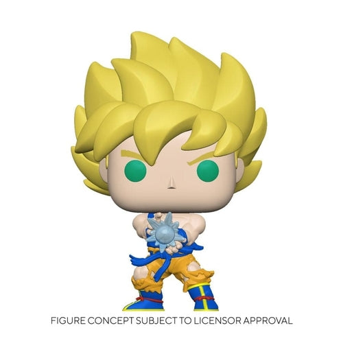 Dragon Ball Z - Super Saiyan Goku with Kamehameha Wave Diamond Glitter US Exclusive Pop! Vinyl Figure - PokéBox Australia