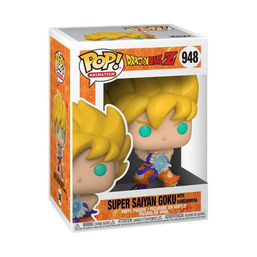 Dragon Ball Z - Super Saiyan Goku with Kamehameha Wave Pop! Vinyl Figure - PokéBox Australia