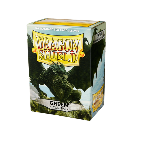 Dragon Shield - Standard Classic Green Sleeves 100 pack - PokéBox Australia