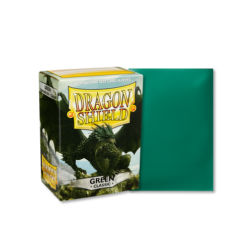 Dragon Shield - Standard Classic Green Sleeves 100 pack - PokéBox Australia