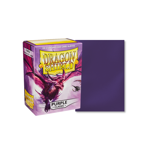 Dragon Shield - Standard Classic Purple Sleeves 100 pack - PokéBox Australia