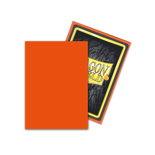 Dragon Shield - Standard Classic Tangerine Sleeves 100 pack - PokéBox Australia