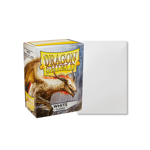 Dragon Shield - Standard Classic White Sleeves 100 pack - PokéBox Australia