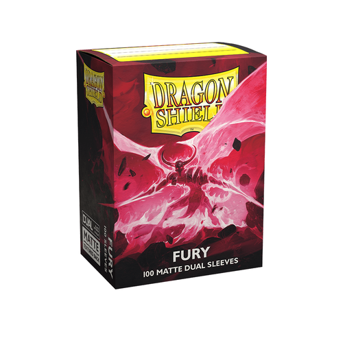 Dragon Shield - Standard Dual Matte Fury Sleeves 100 pack - PokéBox Australia