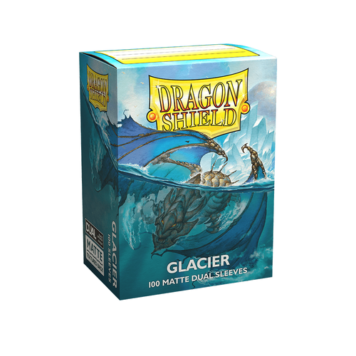 Dragon Shield - Standard Dual Matte Glacier Sleeves 100 pack - PokéBox Australia