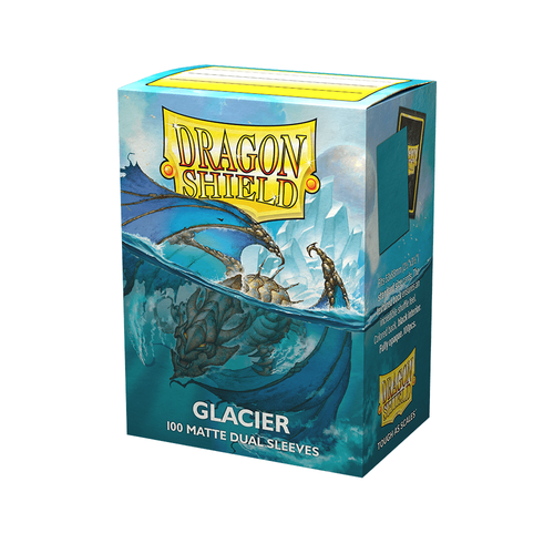 Dragon Shield - Standard Dual Matte Glacier Sleeves 100 pack - PokéBox Australia