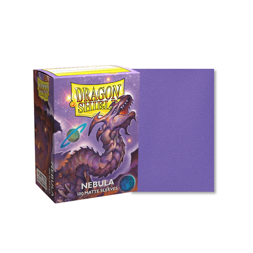Dragon Shield - Standard Matte Nebula Purple Sleeves 100 pack - PokéBox Australia