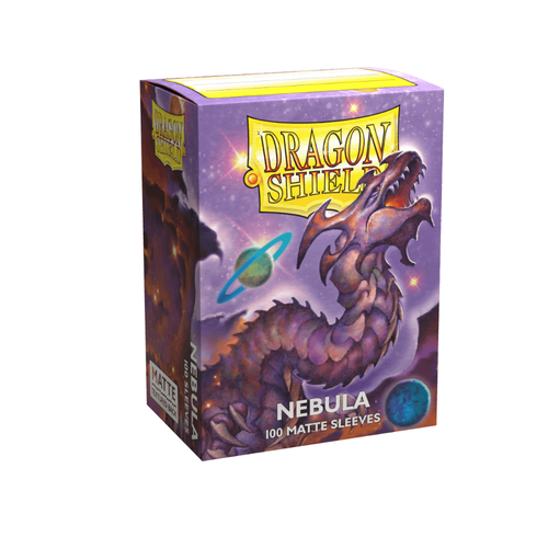 Dragon Shield - Standard Matte Nebula Purple Sleeves 100 pack - PokéBox Australia