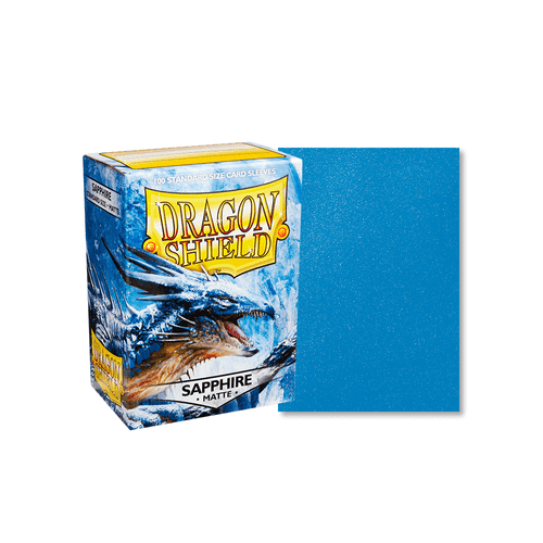 Dragon Shield - Standard Matte Sapphire Sleeves 100 pack - PokéBox Australia