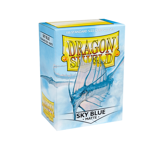 Dragon Shield - Standard Sky Blue Matte Sleeves 100 pack - PokéBox Australia