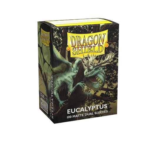 Dragon Shield - Standard Dual Matte Eucalyptus Green Sleeves 100 pack - PokéBox Australia