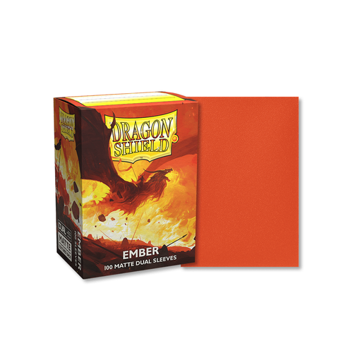 Dragon Shield - Standard Dual Matte Ember Sleeves 100 pack - PokéBox Australia