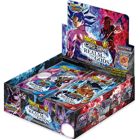PRE-ORDER Dragon Ball Super Card Game Series Boost UW7 [BT-16] Realm of The Gods Booster Box - PokéBox Australia