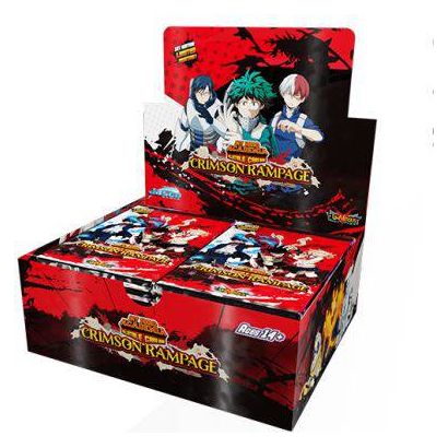 My Hero Academia Collectible Card Game - Wave 2 Crimson Rampage Booster Box - PokéBox Australia