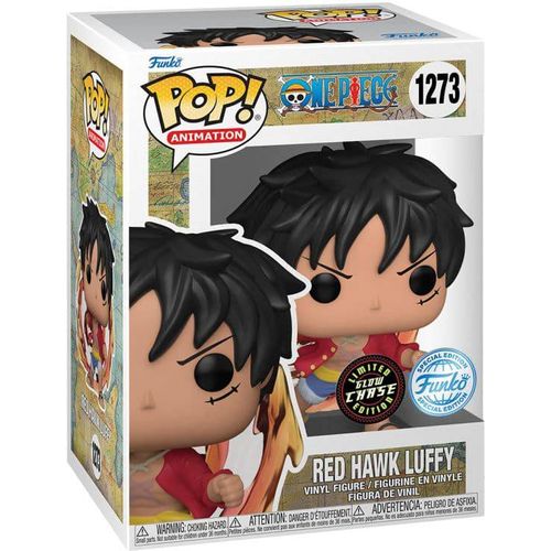 One Piece - Red Hawk Luffy US Exclusive Chase Bundle Pop! Vinyl Figure - PokéBox Australia