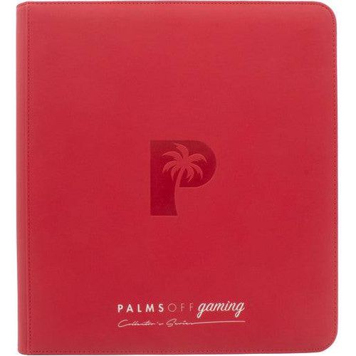 Palms Off Gaming - 12 Pocket Collectors Series Trading Card Binder (Red) - PokéBox Australia