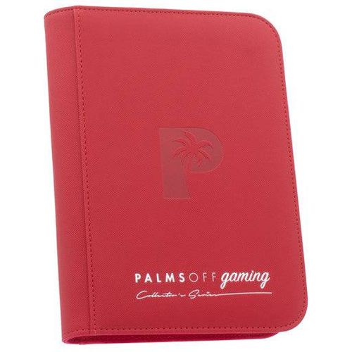 Palms Off Gaming - 4 Pocket Collectors Series Trading Card Binder (Red) - PokéBox Australia